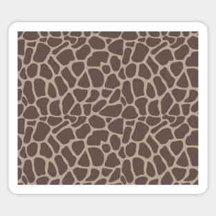 Modern Animal Skin Pattern Giraffe Sticker